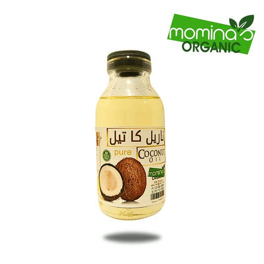 Pure Organic Coconut Oil 100g - Natural Hair Skin Oil Pakistan - Momina's Organic