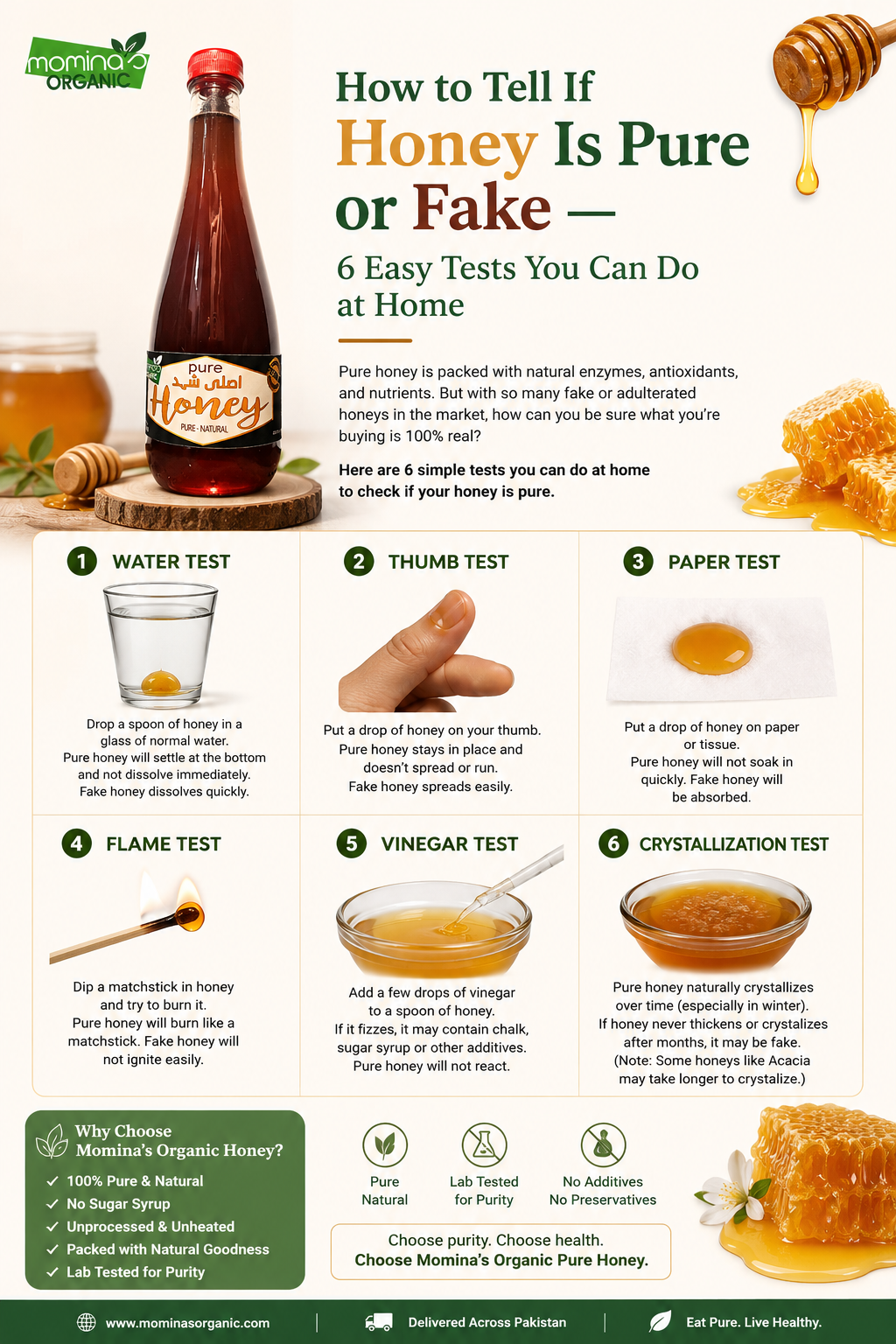 How to Tell If Honey Is Pure or Fake — 6 Easy Tests You Can Do at Home