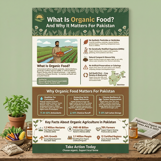 What Is Organic Food and Why Does It Matter in Pakistan?