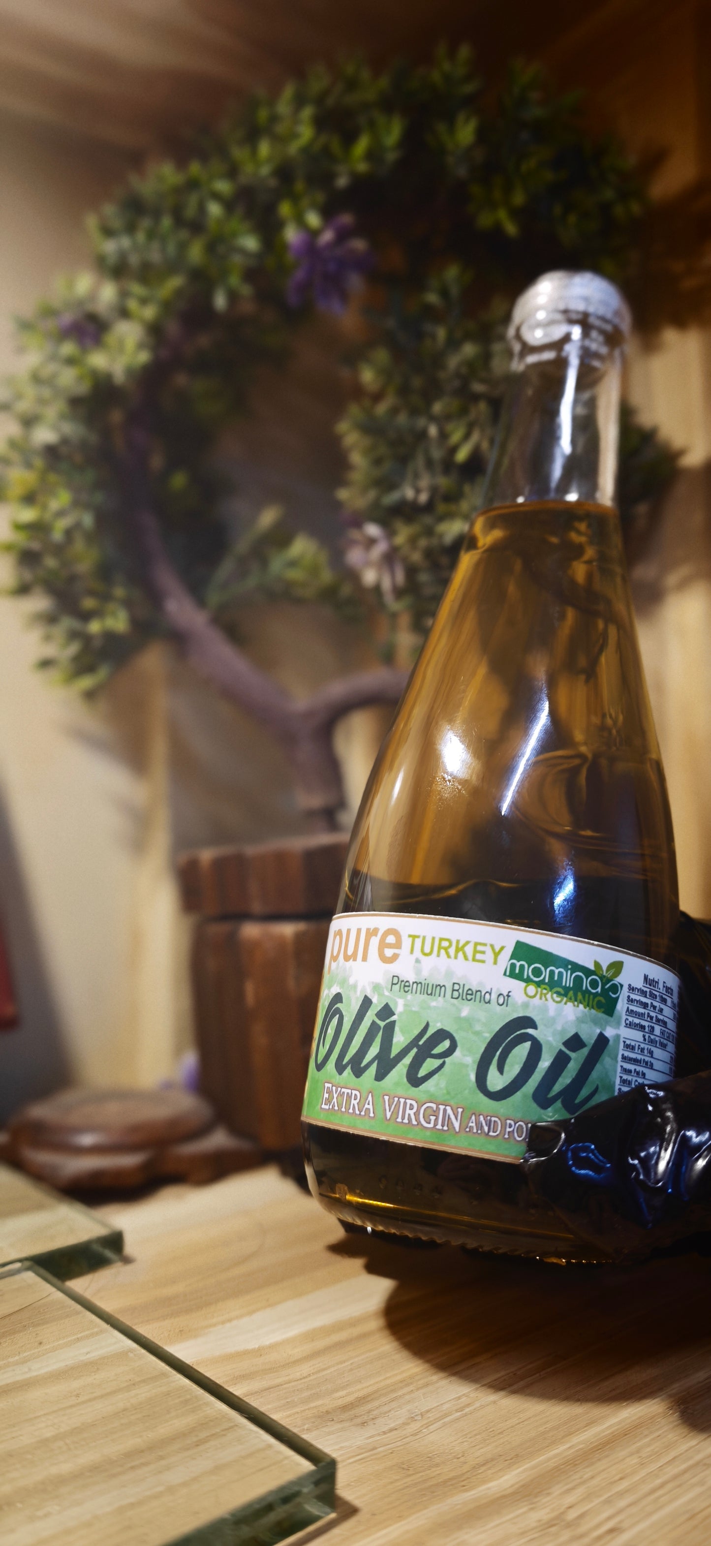 Momina's Organic Cold-Pressed Extra Virgin Olive Oil — 330ml