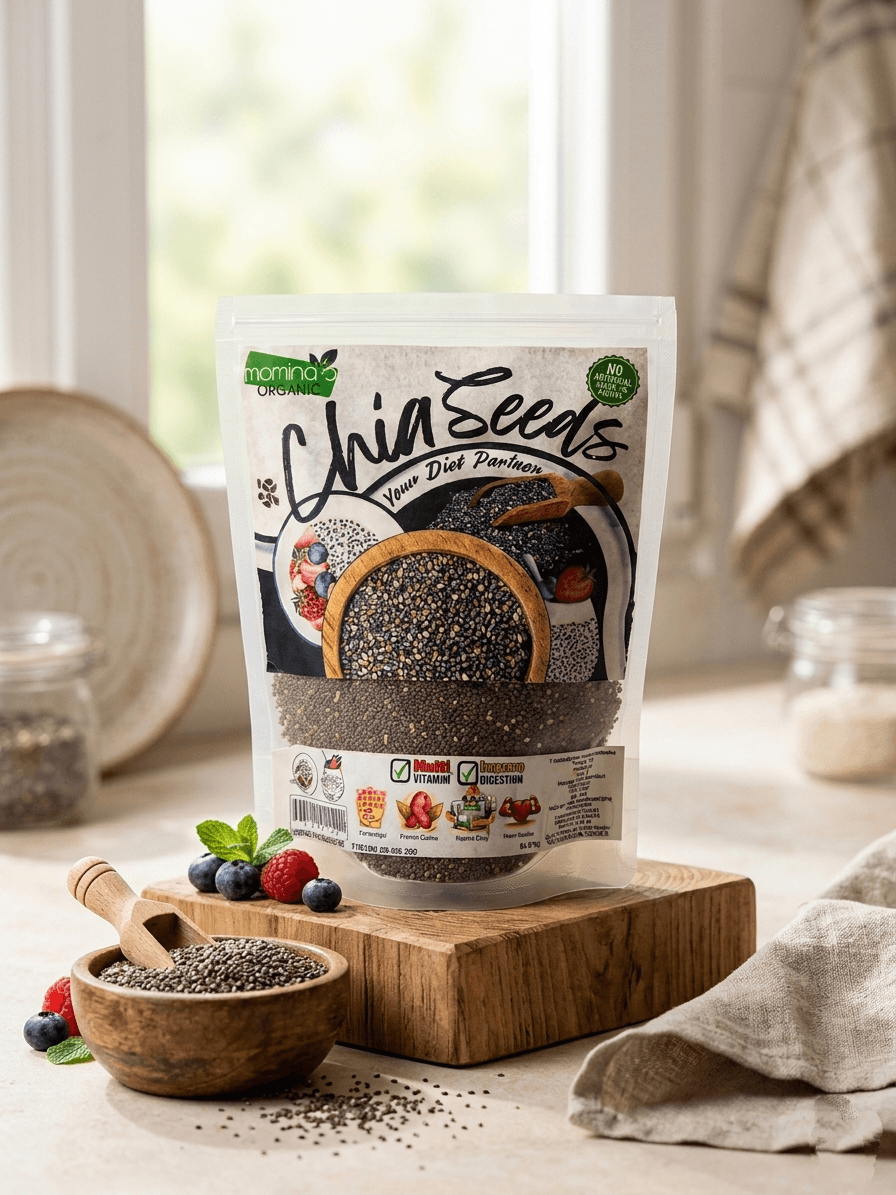 Organic Chia Seeds Mexico 200g - Superfood Seeds Pakistan - Momina's Organic