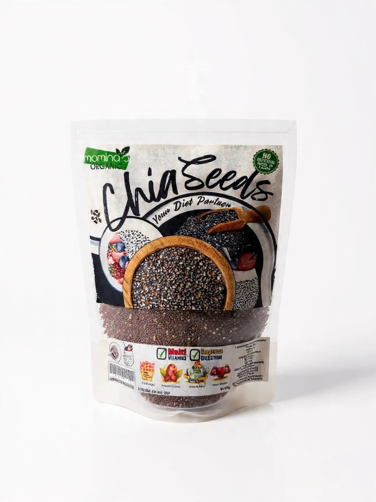 Organic Chia Seeds Mexico 200g - Superfood Seeds Pakistan - Momina's Organic