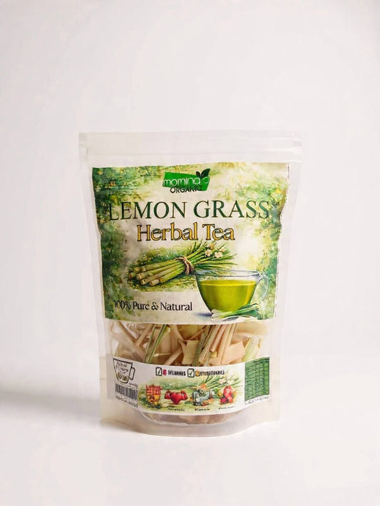 Organic Lemongrass Herbal Tea 100g - Natural Tea Pakistan - Momina's Organic