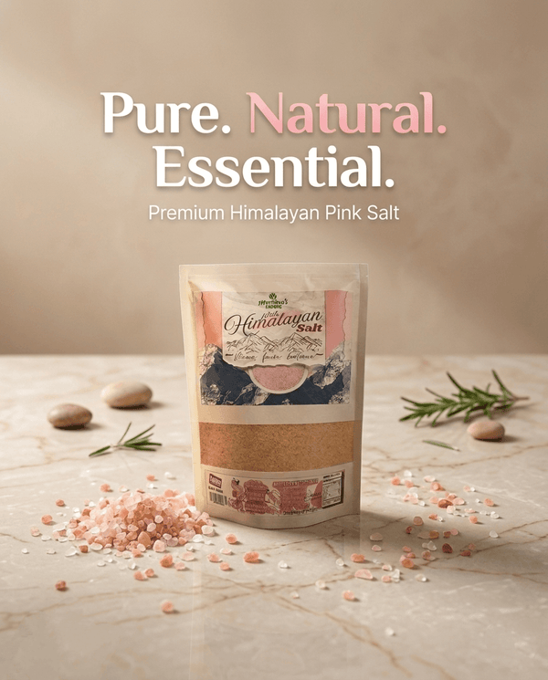 Pink Himalayan Salt 500g - Pure Mineral Rich Salt Pakistan - Momina's Organic