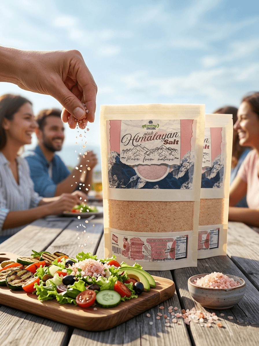 Pink Himalayan Salt 500g - Pure Mineral Rich Salt Pakistan - Momina's Organic