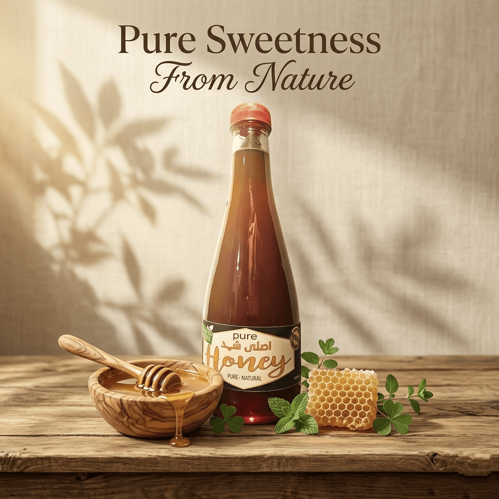 Pure Organic Honey 485g - Natural Raw Honey Pakistan - Momina's Organic